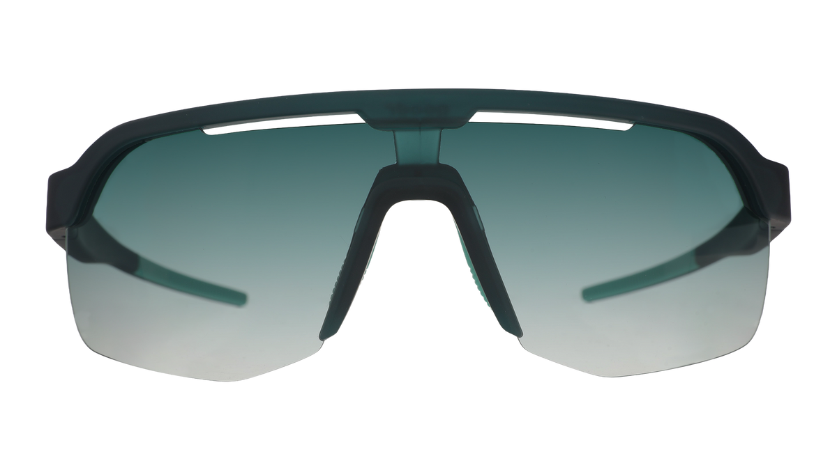 Goodr Bolt G Electric Zen Machine sunglasses front view
