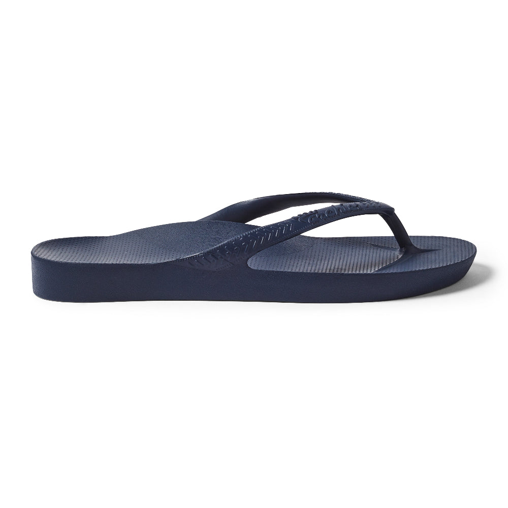 Archies Original Arch Support Thongs – Navy – product view 2