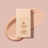 Avocado Zinc lotion bottle on a pink background