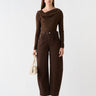 Esmaee Pinnacle Knit Top - Chocolate