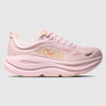 HOKA Bondi 9 Wide – Women's Running Shoes – Lilac Cream / Tangerine Glow