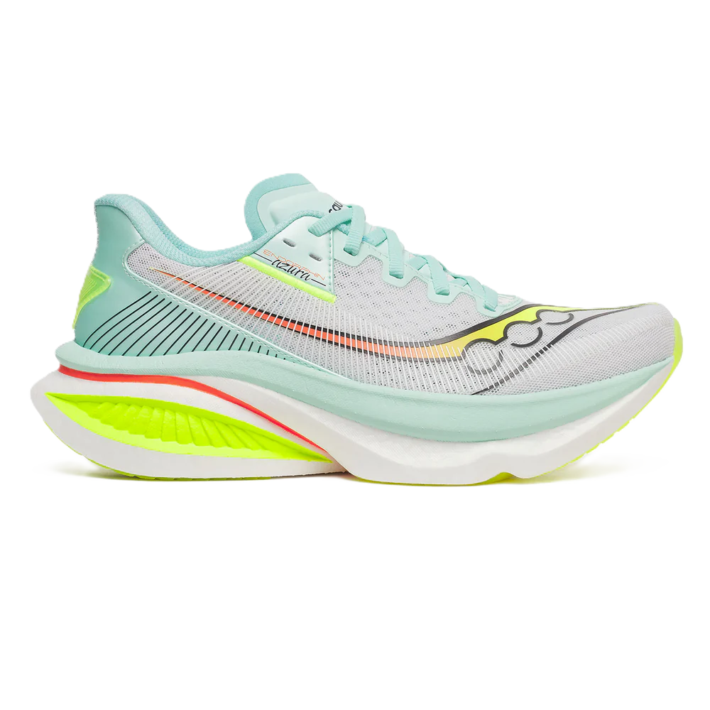 Saucony Endorphin Azura running shoe – White / Splash – product view 1