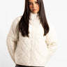 Active Basics Quilted Puffer Jacket - Off-White