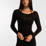 Active Basics Sheer Long Sleeve - Onxy