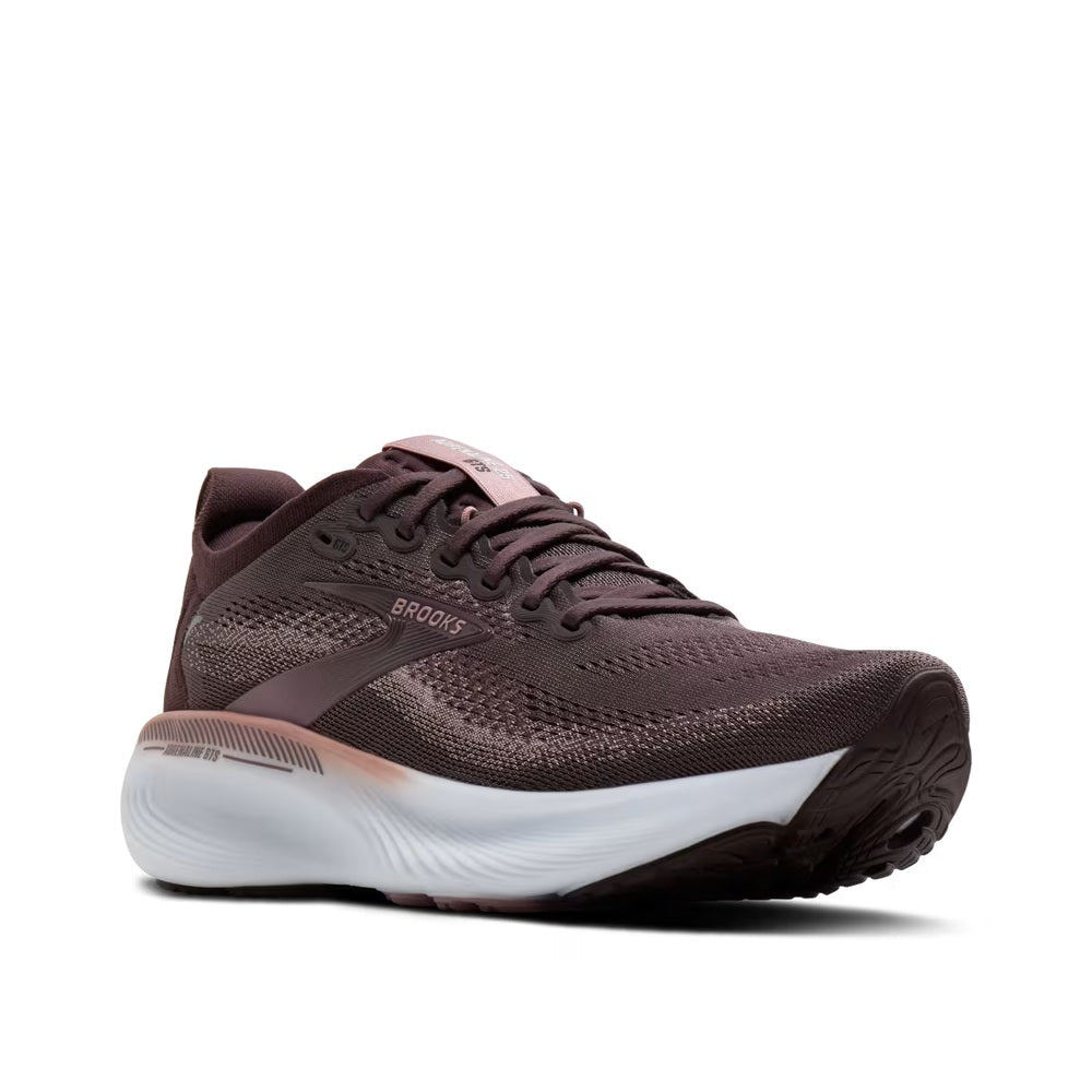 Brooks Adrenaline GTS 25 Women’s Standard (B) – Raisin / Woodrose / White – product view 2