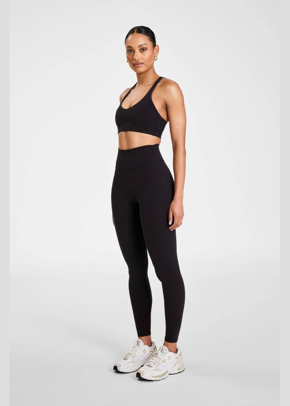 ALLFENIX CloudCore 7/8 Legging in Onyx black, three-quarter view