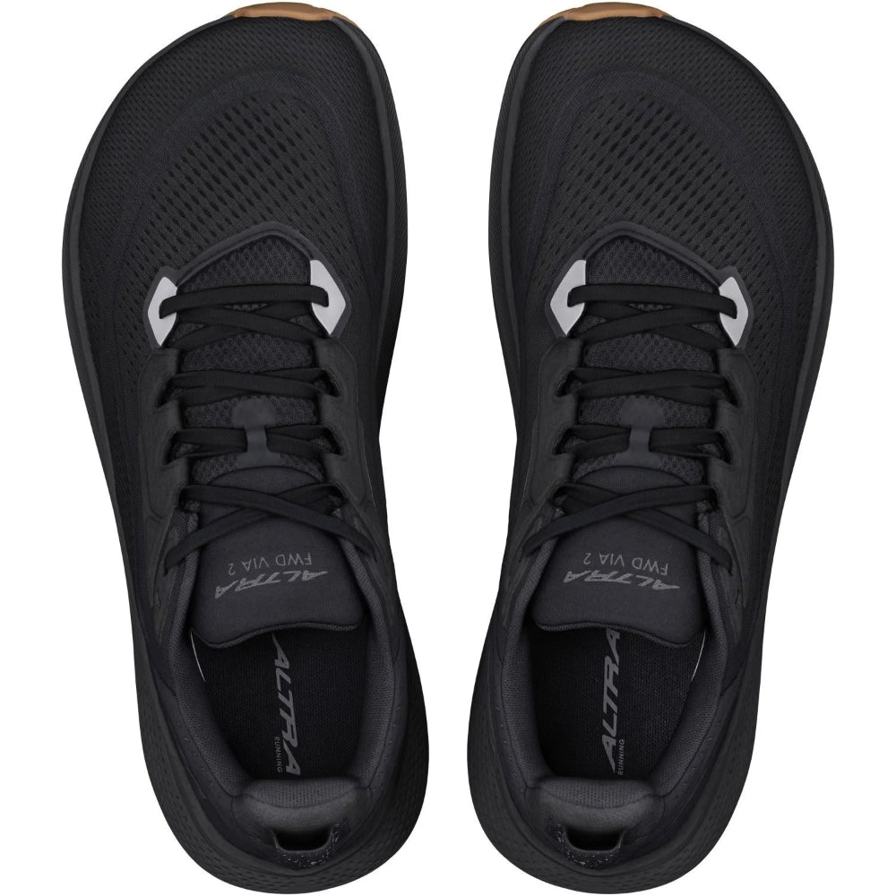 Altra FWD VIA 2 Men's Black Black high cushion road running shoes - upper view