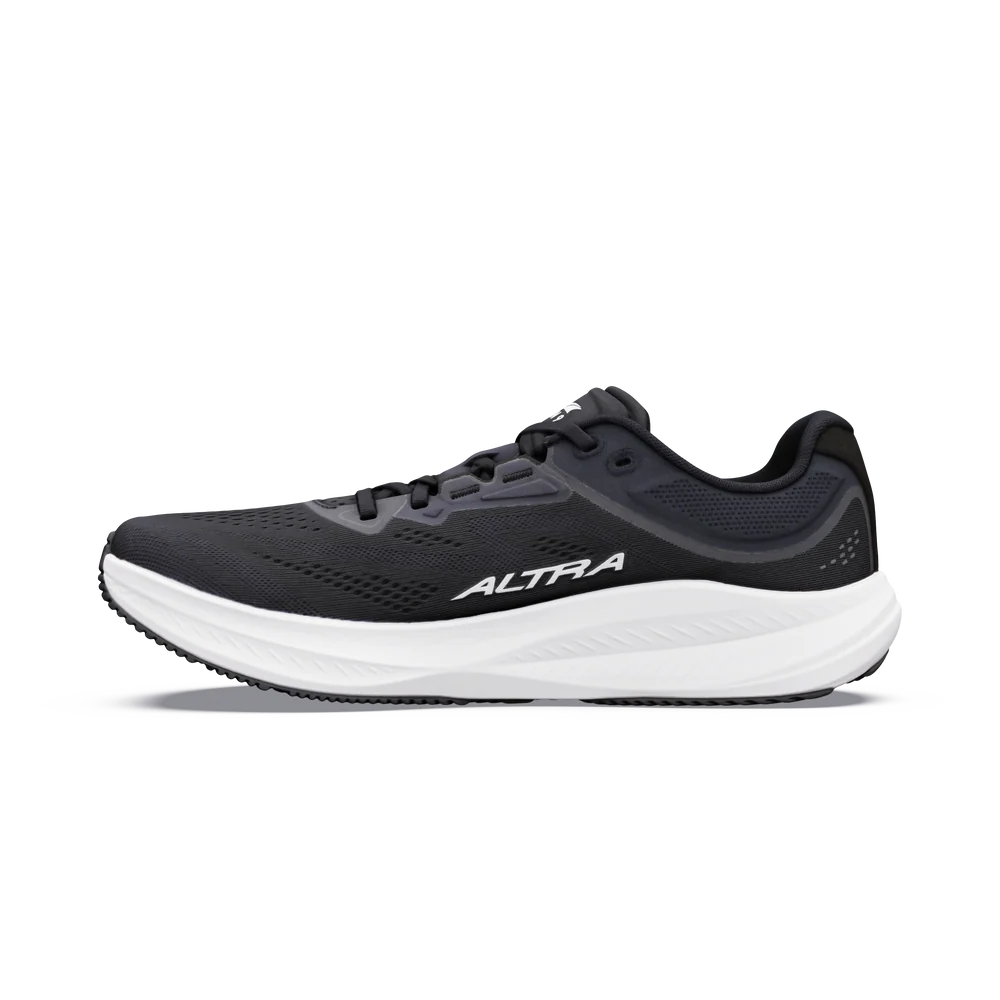 Altra Torin 9 Women's Wide Black White zero drop running shoes - inside  of shoe