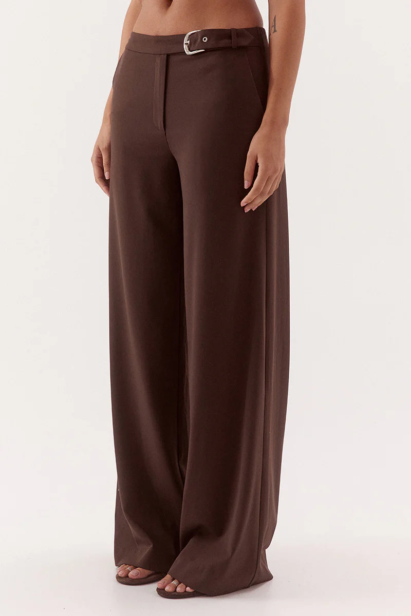 SOVERE Studio Amorey Pant – Espresso – product view 1