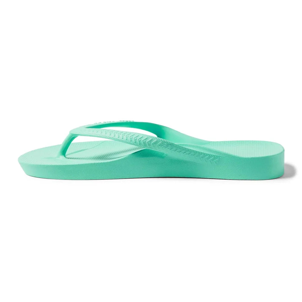 Archies Original Arch Support Thongs – Mint – inner side view