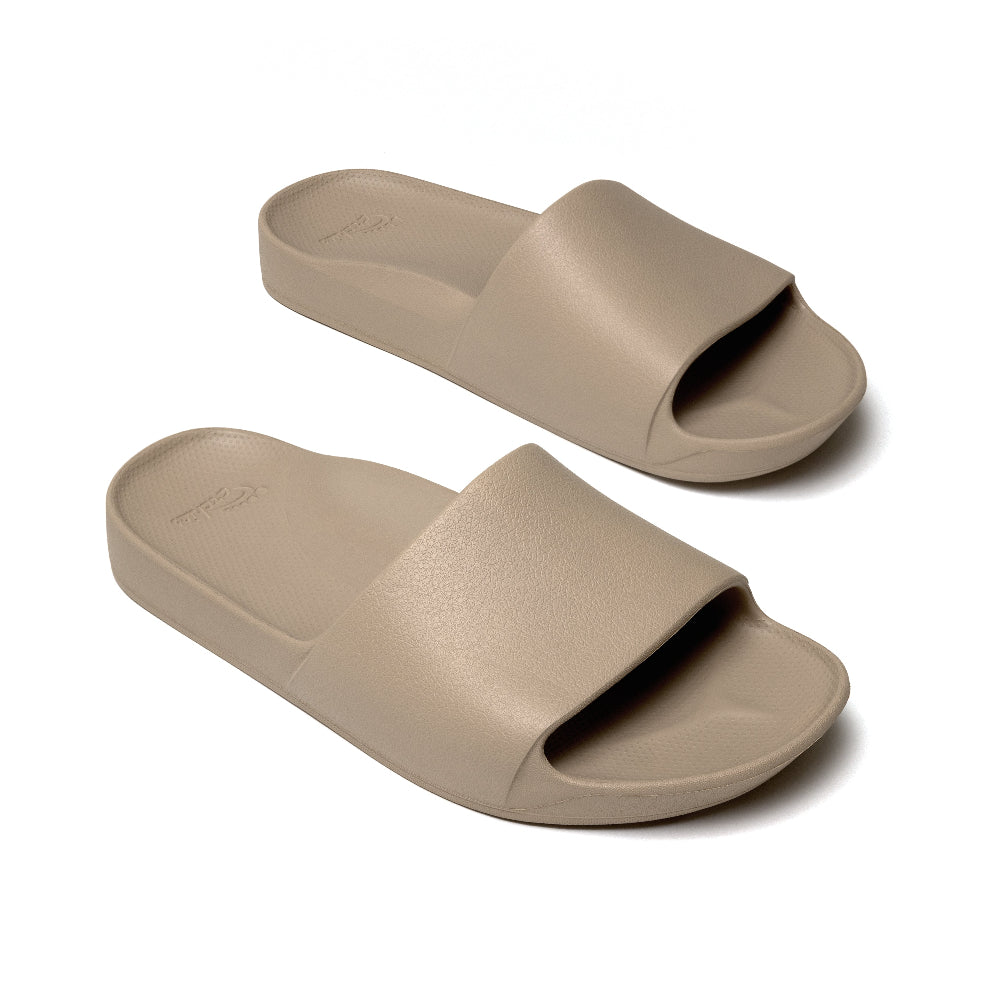 Archies Original Arch Support Slides in Taupe