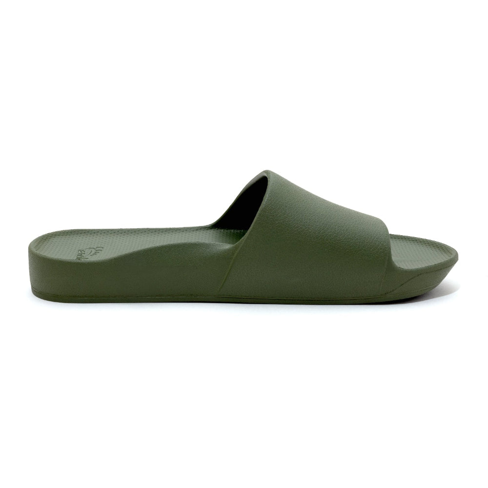 Archies Original Arch Support Slides in Olive