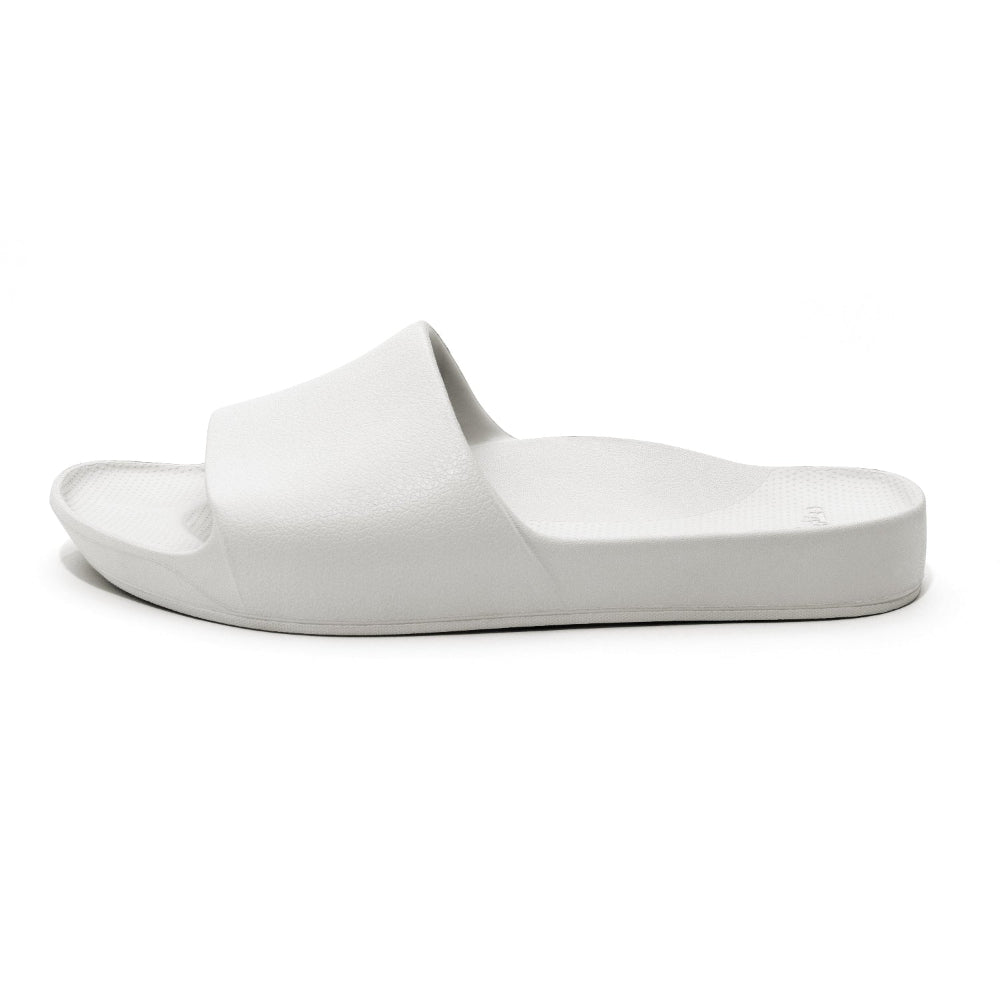 Archies Original Arch Support Slides in White