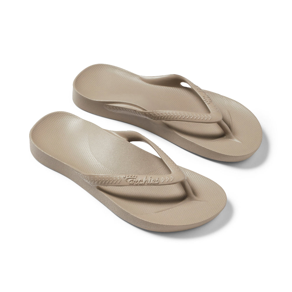 Archies Original Arch Support Thongs – Taupe – product view 5