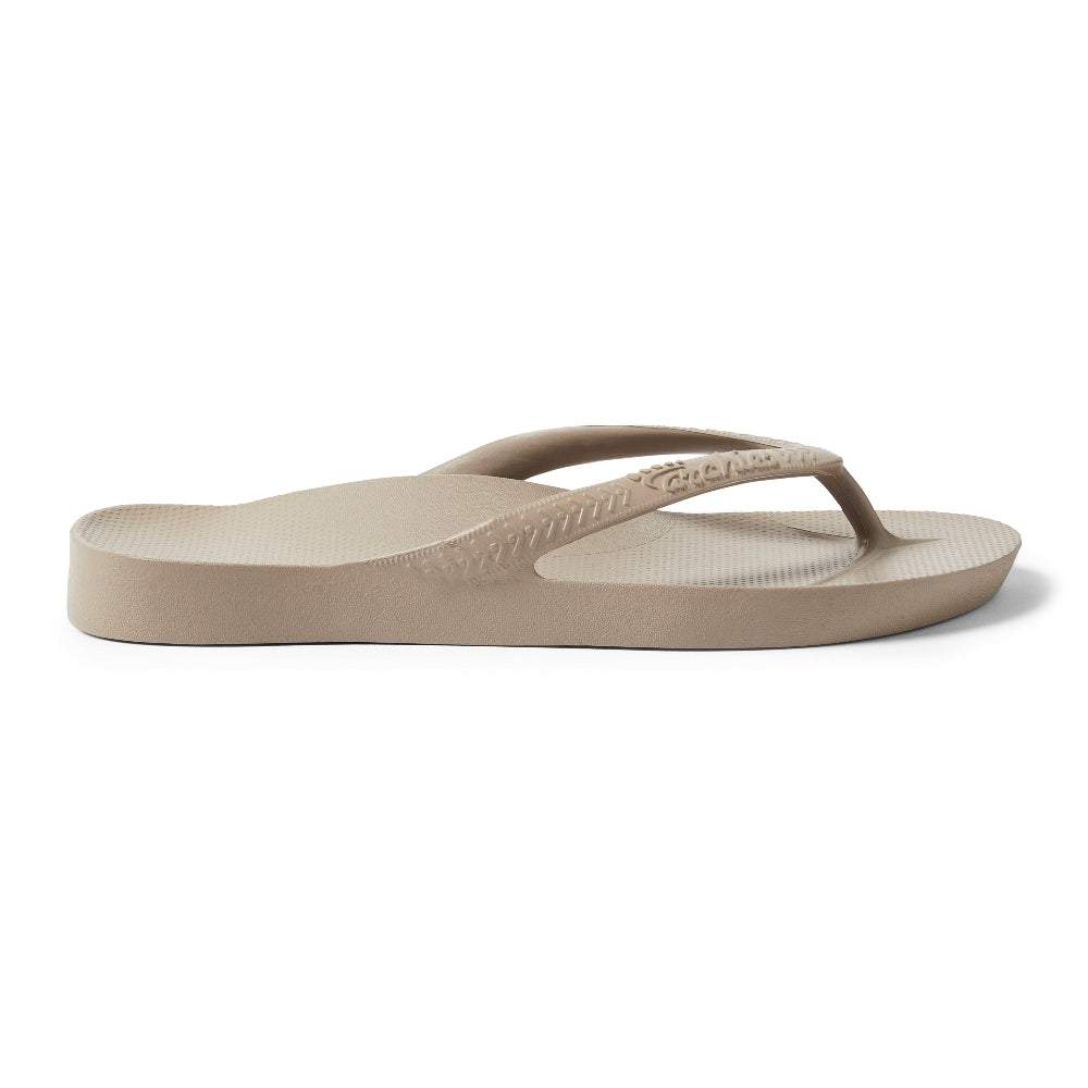 Archies Original Arch Support Thongs – Taupe – product view 2