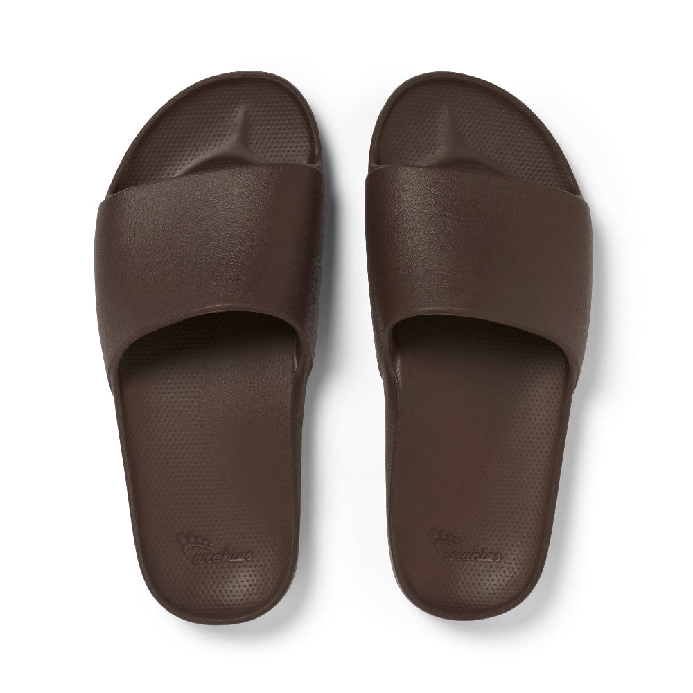 Archies Original Arch Support Slides in Brown