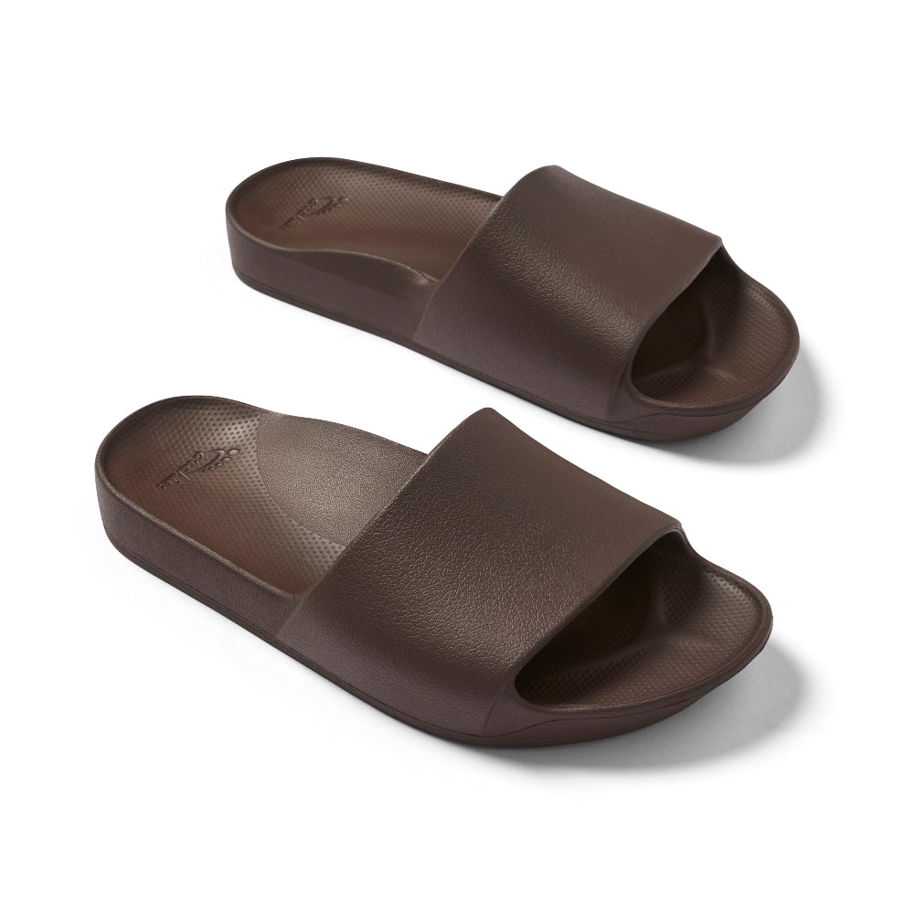 Archies Original Arch Support Slides in Brown