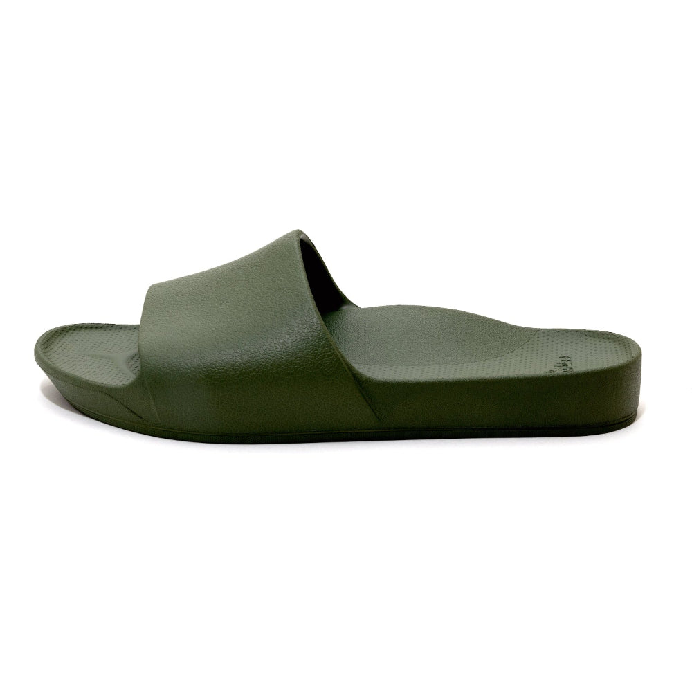 Archies Original Arch Support Slides in Olive