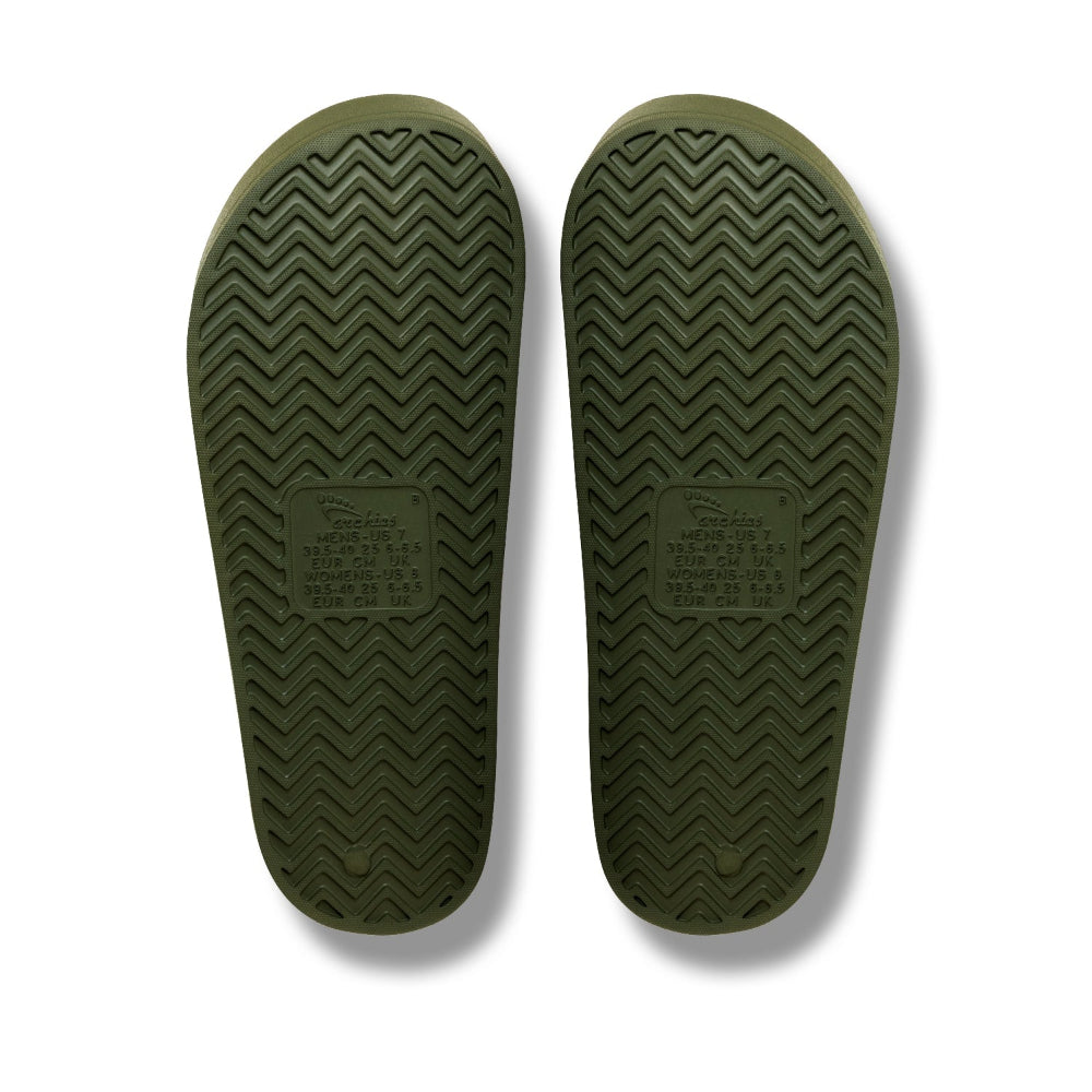 Archies Original Arch Support Slides in Olive