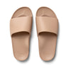 Archies Original Arch Support Slides in Tan, top view