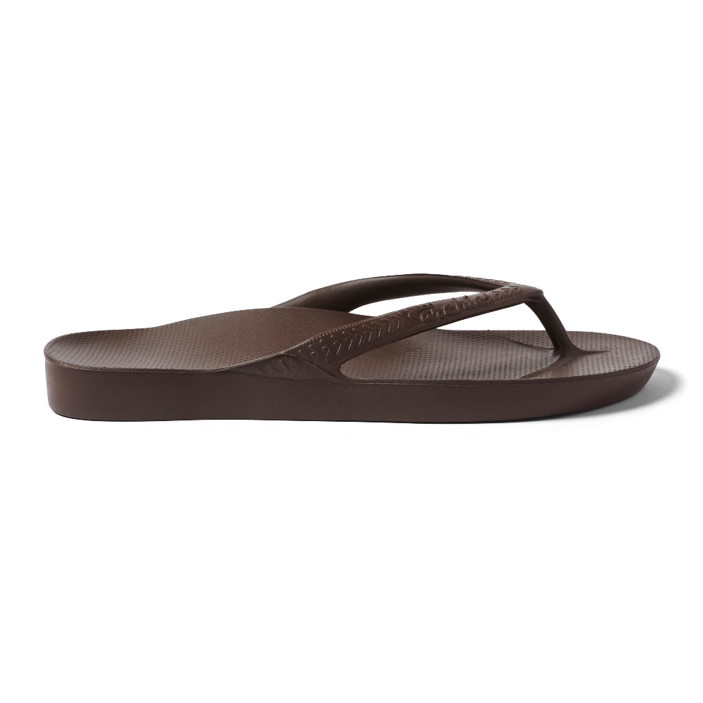 Archies Original Arch Support Thongs – Brown – product view 2