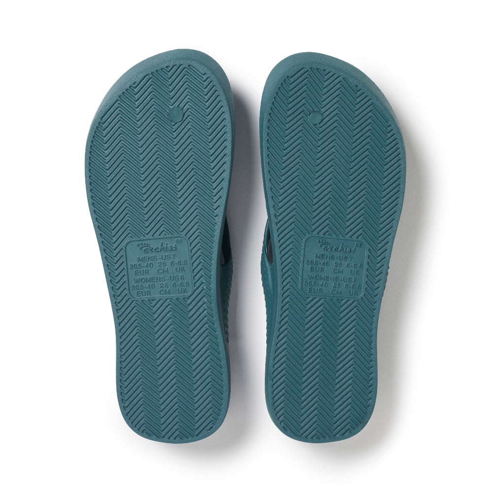 Archies Original Arch Support Thongs – Teal – product view 4