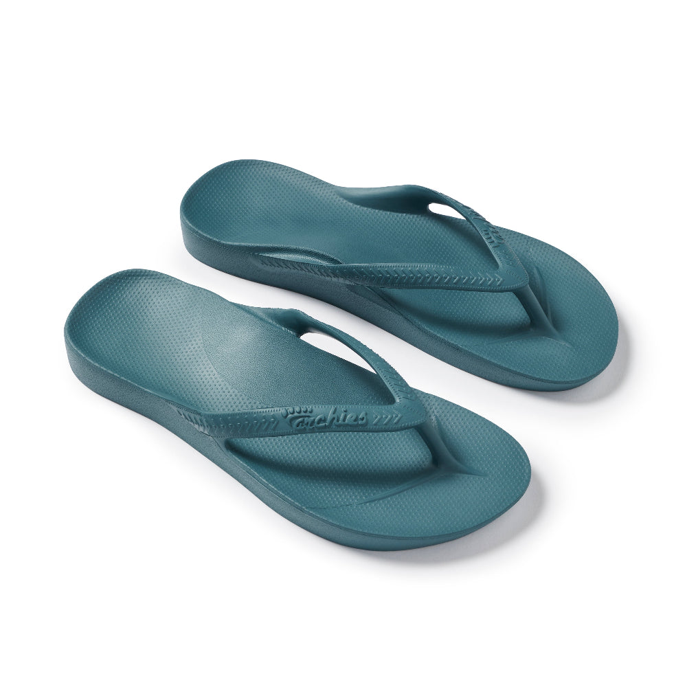 Archies Original Arch Support Thongs – Teal – product view 5