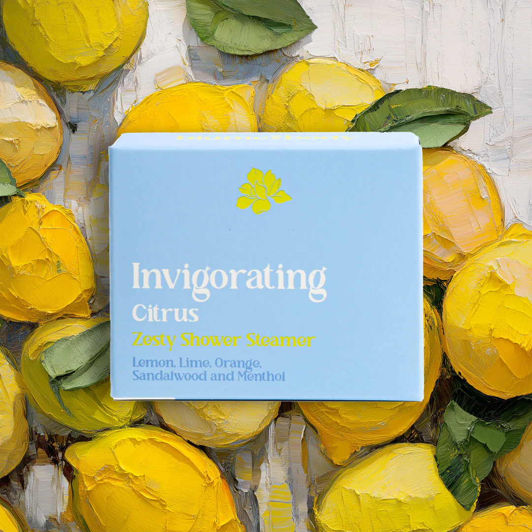 Blume & Body Invigorating Citrus Shower Steamer – packaging