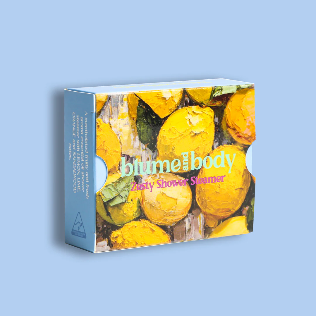 Blume & Body Invigorating Citrus Shower Steamer – alternate product view