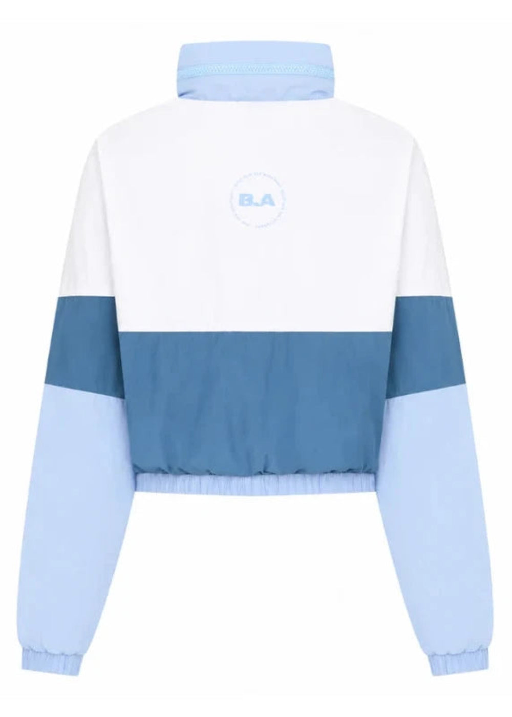 Bondi Active Cropped Windbreaker Hoodie – Blue Multi – product view 7