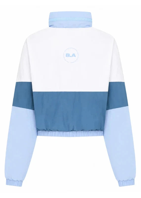 Bondi Active Cropped Windbreaker Hoodie – Blue Multi – product view 7