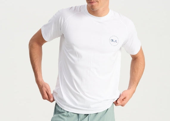 Bondi Active Cultivate Tech Tee – White – product view 1