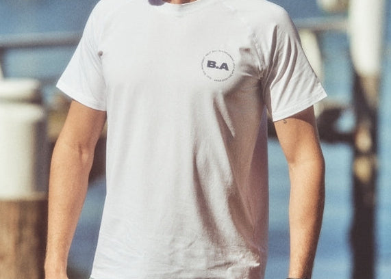 Bondi Active Cultivate Tech Tee – White – product view 2