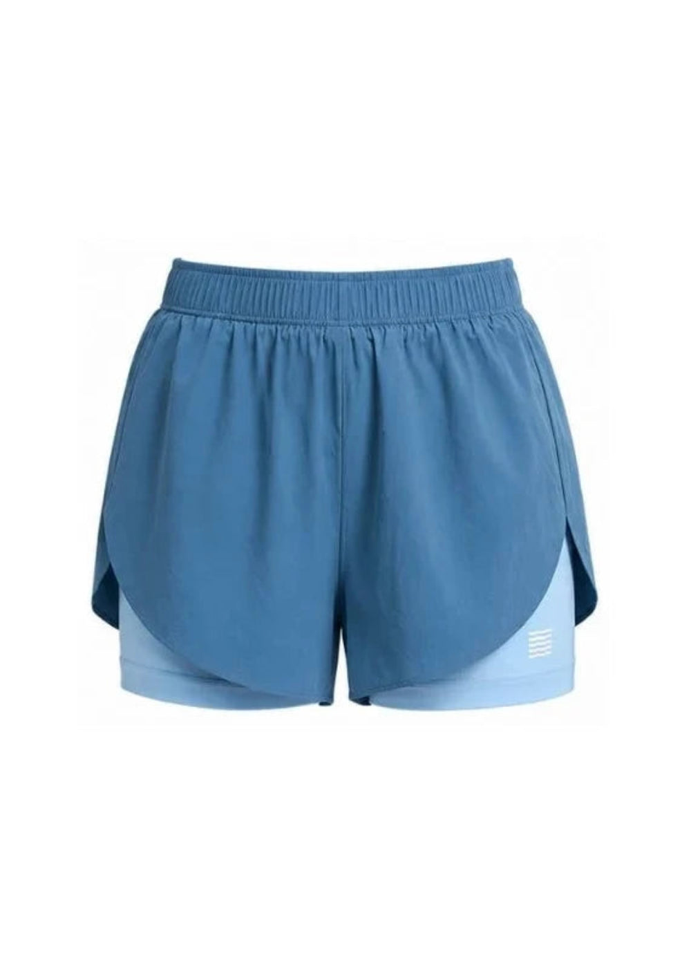 Bondi Active Flutter Run Short – Colony Blue – product view 5