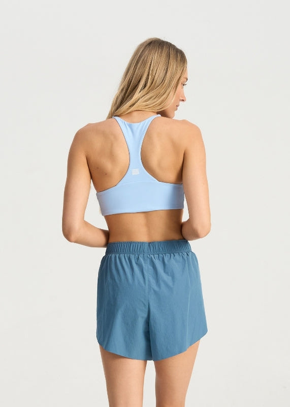 Bondi Active V Racer Crop – Chambray Blue – product view 5