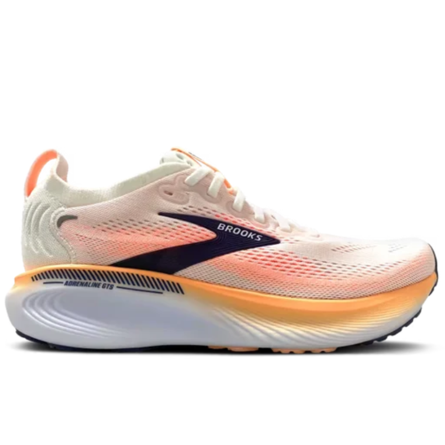 Brooks Adrenaline GTS 25 Women’s Standard (B) – Oyster Mushroom / Peach / Grape