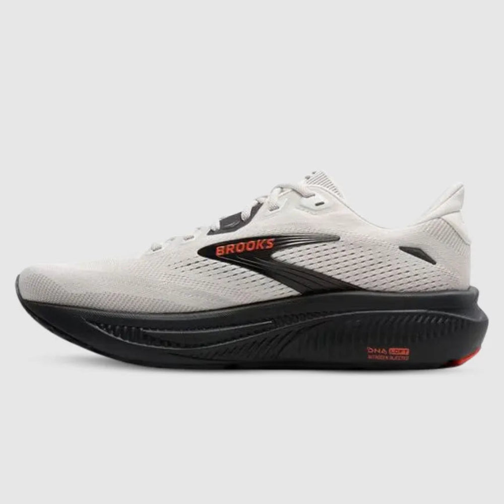 brooks ghost 18 mens coconut pearl tigerlily - other outer side view  