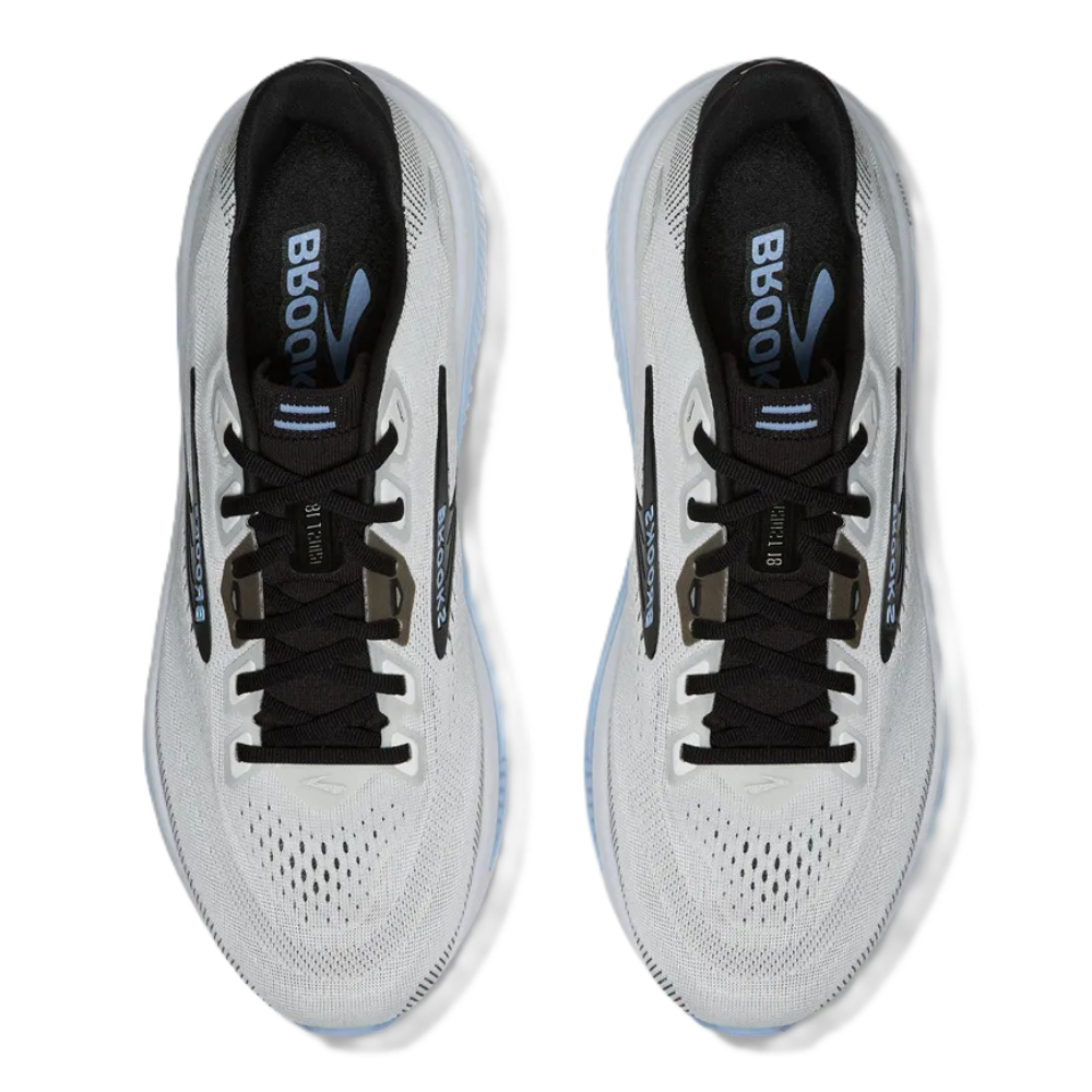 Brooks Ghost 18 Men’s Standard (D) – White / Black / Open Air – product view 6