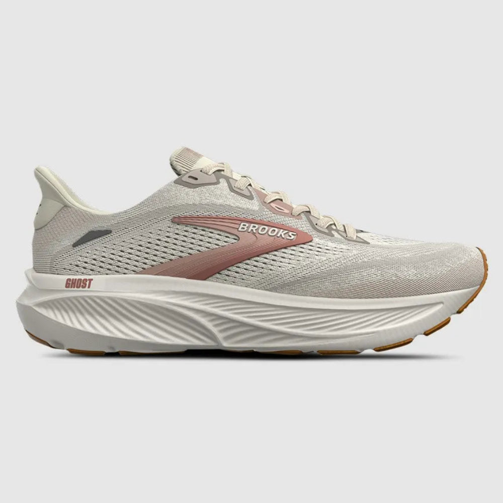 Brooks Ghost 18 Women’s Standard (B) - Coconut Milk / Tofu / Cameo Brown