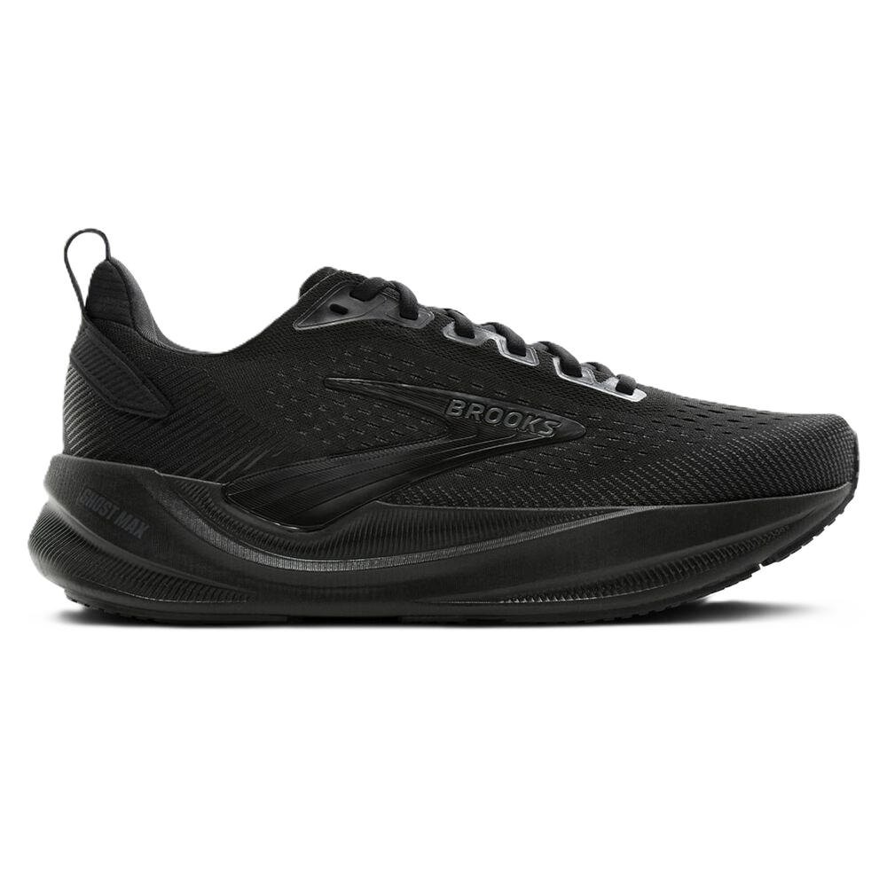 Brooks Ghost Max 4 Women’s Wide (D) – Black / Black / Ebony – product view 1