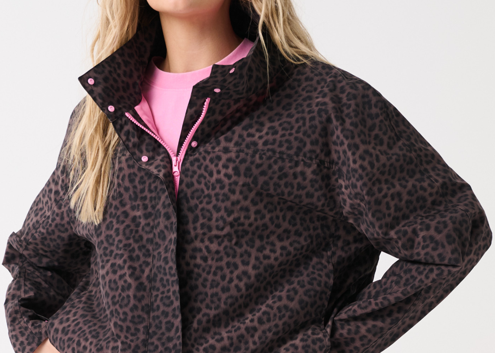 Cartel & Willow Beau Spray Jacket - Chocolate Leopard – product image 1