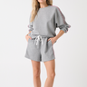 Cartel & Willow Frankie Sweater and Nia Short in Grey Marle