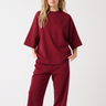 Cartel & Willow Sage Tee in Raspberry — product view 2