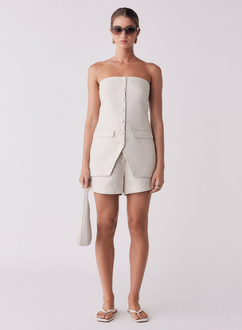 Esmaee Portsea Bandeau Top - Natural – product image 1