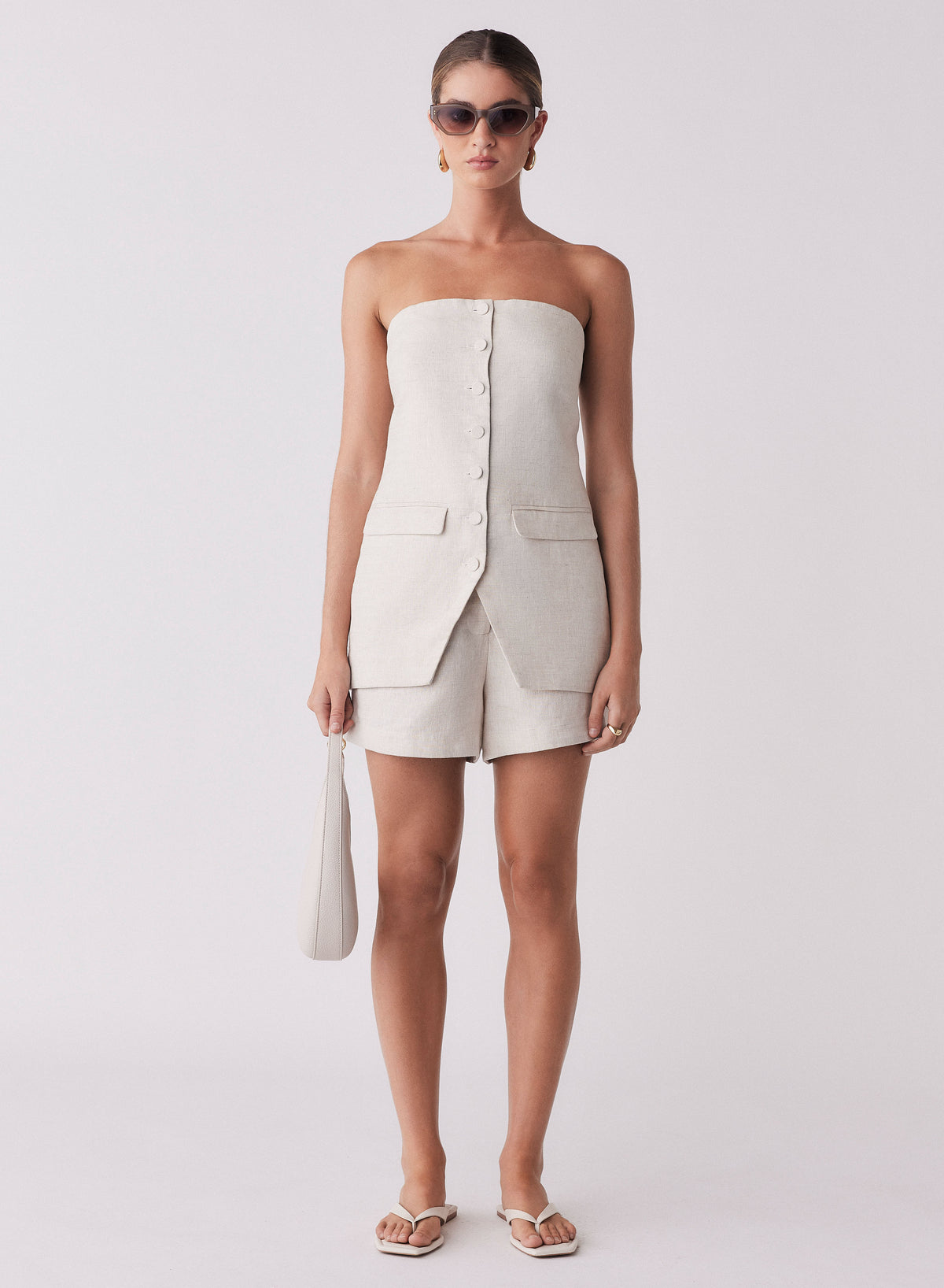 Esmaee Portsea Bandeau Top - Natural – product image 1
