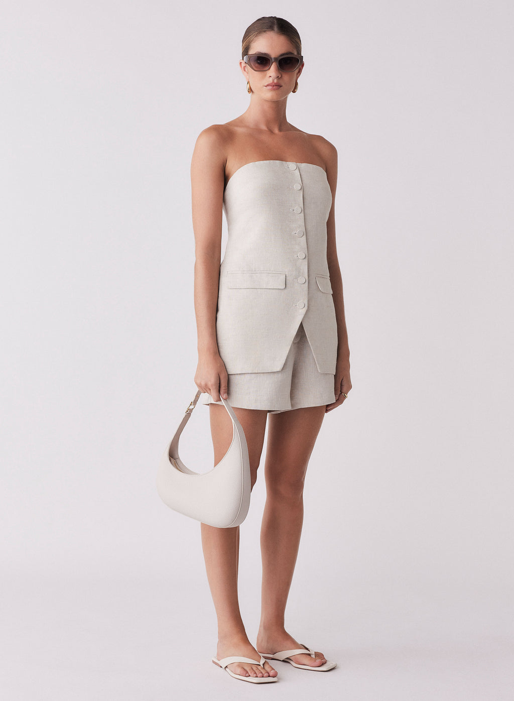 Esmaee Portsea Bandeau Top - Natural – product image 3