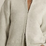 Fate + Becker Lumi Zip Up Jumper - Snow Marle