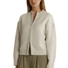 Fate+Becker Lumi Zip Up Jumper - Snow Marle