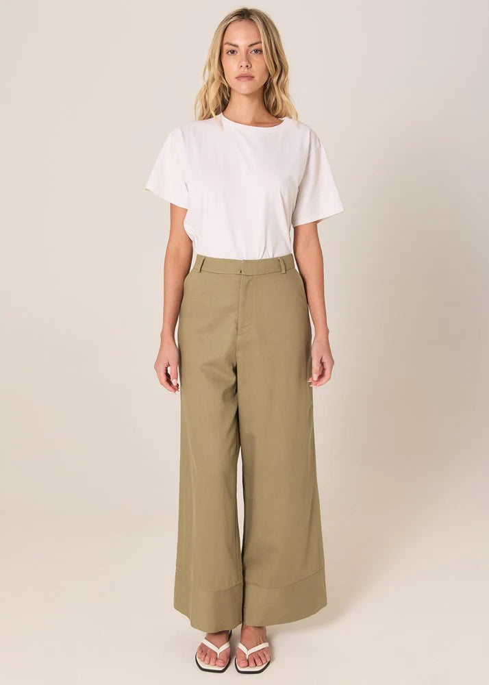 Fate + Becker Zephyr Straight Leg Pant - Sage – product image 1