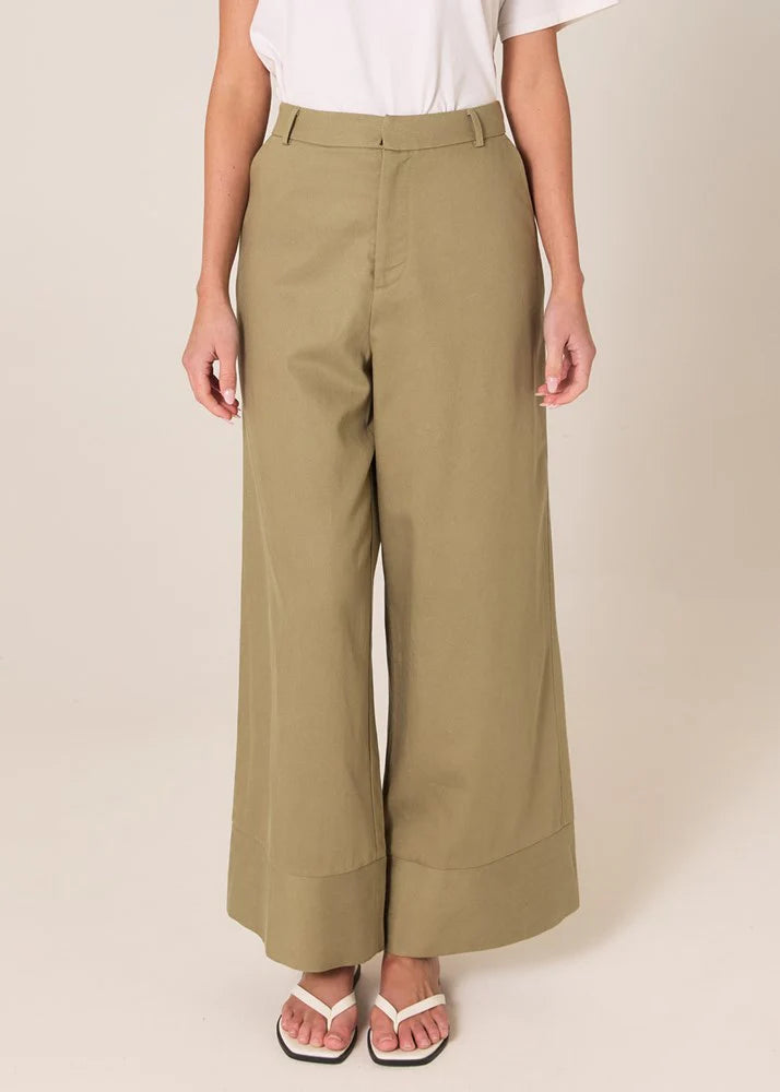 Fate + Becker Zephyr Straight Leg Pant - Sage – product image 2